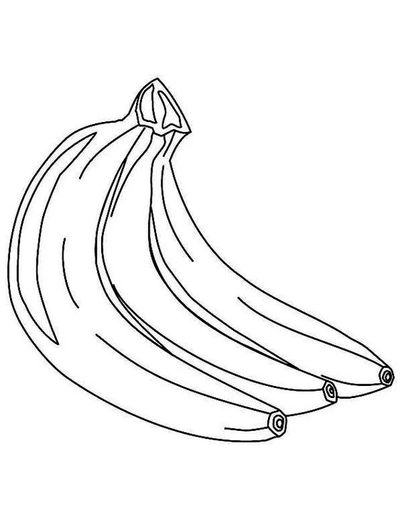 Desenho bananas para imprimir