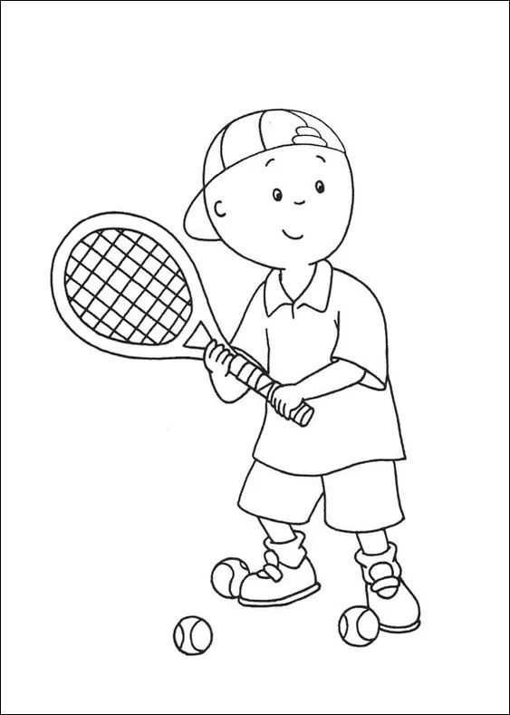 Desenho de Tênis para colorir