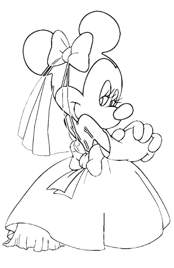 Desenhos da Minnie Mouse para Colorir