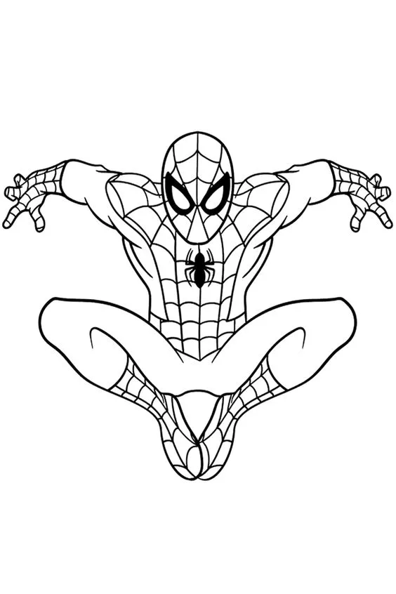 Desenhos do Homem-Aranha para Colorir