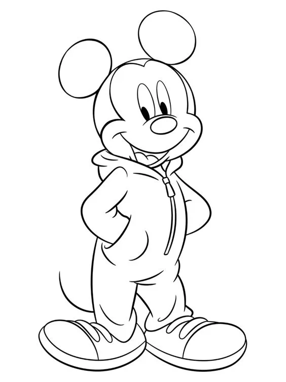 Desenhos do Mickey Mouse para Colorir